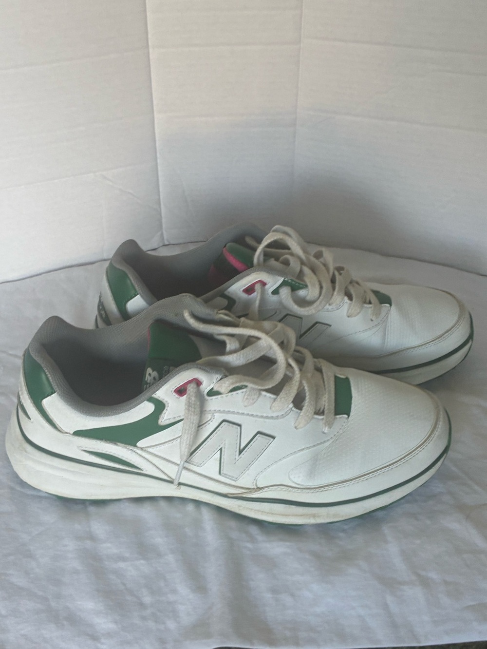 New Balance white Green Masters colors Golf Shoes men’s 12